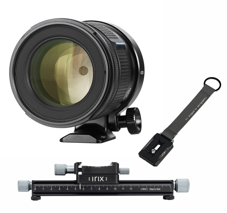 Kit IRIX 150mm Dragonfly y rail Macro para Canon EF