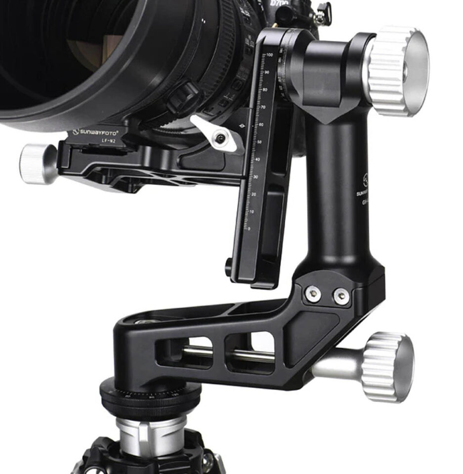 Rótula de balancin Sunwayfoto GH-02 Gimbal para cámaras y teleobjetivos