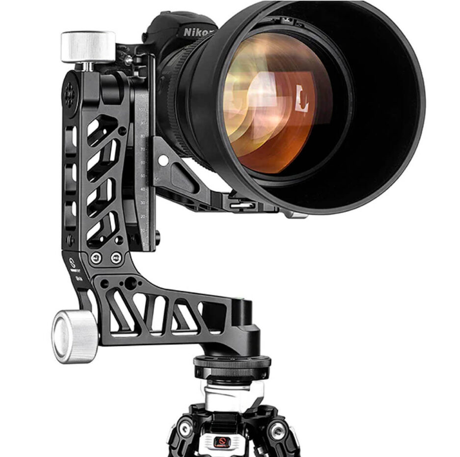 Rótula de balancin Sunwayfoto GH-04 Gimbal aligerada para cámaras y teleobjetivos