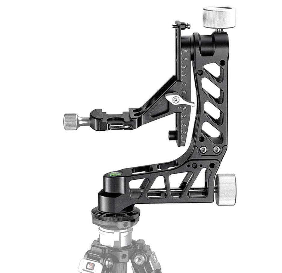 Rótula de balancin Sunwayfoto GH-04 Gimbal aligerada para cámaras y teleobjetivos