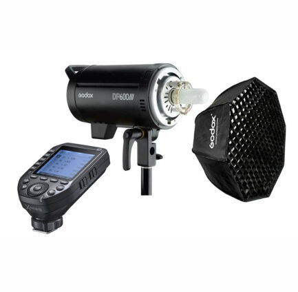 Kit Flash de estudio Godox DP600III con disparador XproII Nikon y octa 95