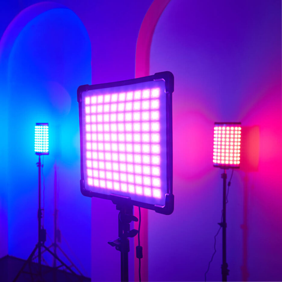 Panel LED flexible RGB Godox FH50R con soporte para mano