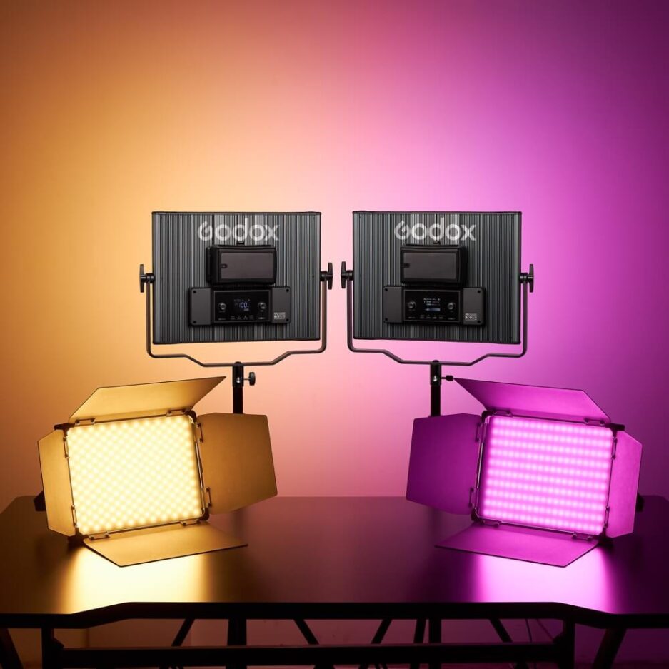 Panel LED Godox Knowled LDX100R RGBWW de luz continua para cine