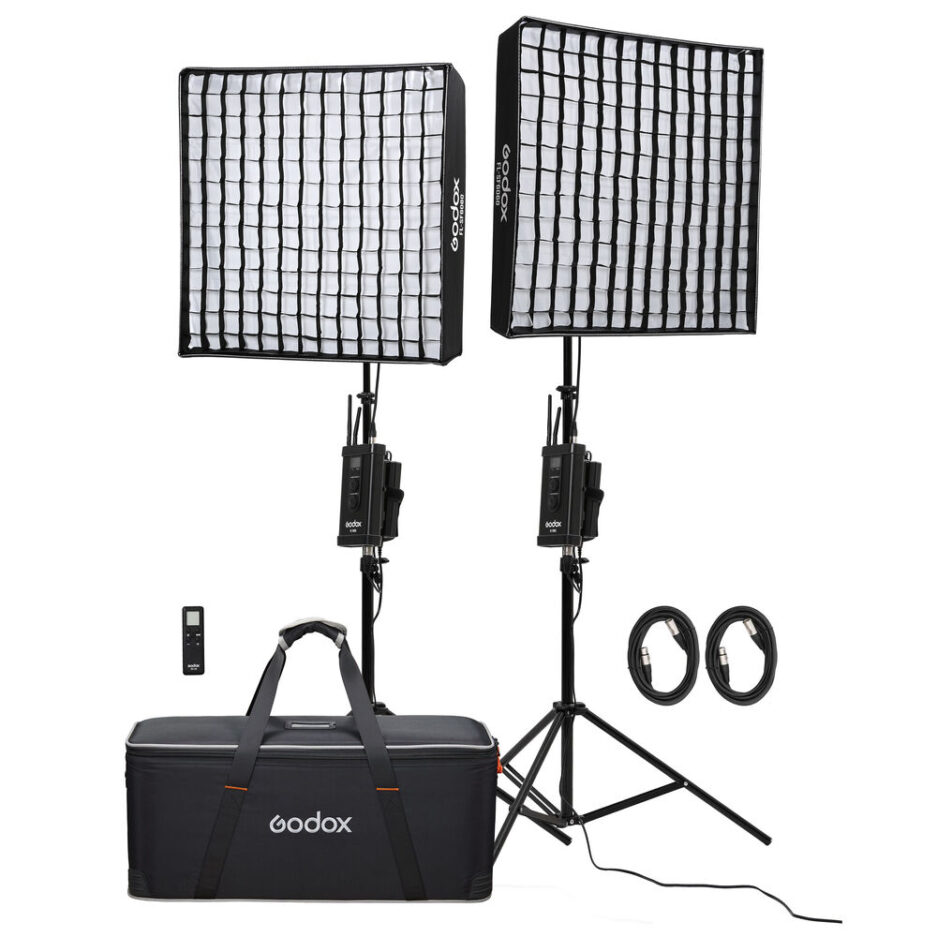 Kit Dos Paneles flexibles Godox FL150S de LED