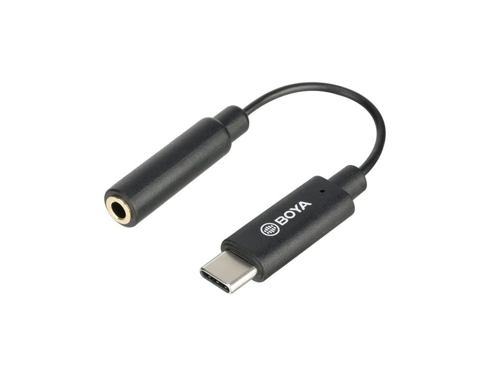 Cable Boya TRRS hembra a USB Tipo C (Android) 6 cm