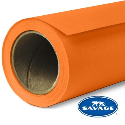 Fondo de papel Savage Orange 2.72x11m (Naranja)