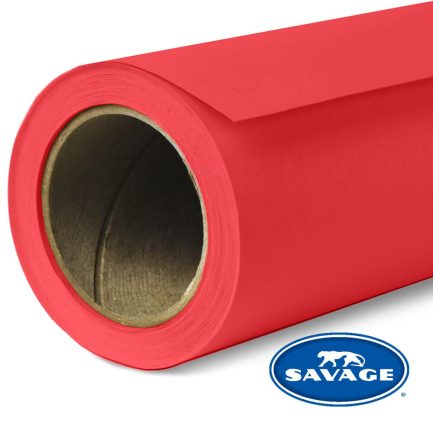 Fondo de papel Savage Primary Red 2.72x11m (Rojo Primario)