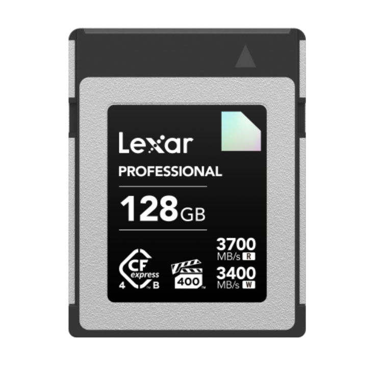 Lexar CFexpress PRO Type B DIAMOND 128GB - R3700/W3400MB/s - VPG400 Lexar CFexpress PRO Type B DIAMOND 128GB - R3700/W3400MB/s - VPG400