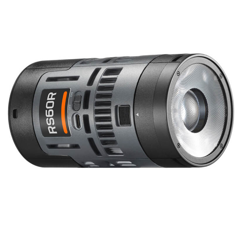 Godox RS60R Luz LED RGB 60W Profesional con CRMX, CCT 1800K–10000K y Control App