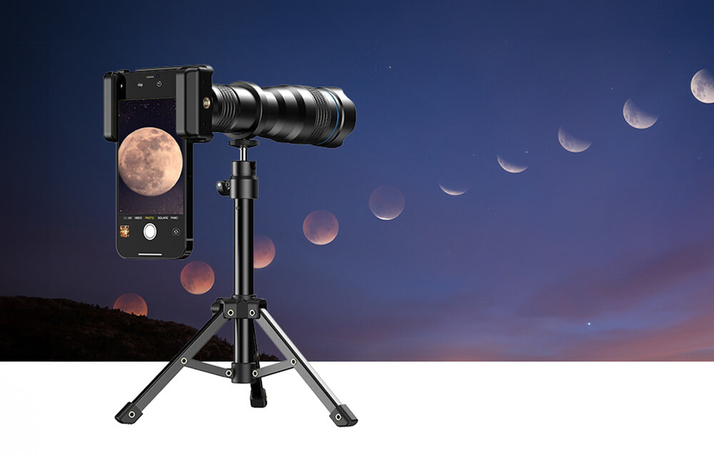 Apexel APL-36XJJ020 para smartphone con trípode incluido