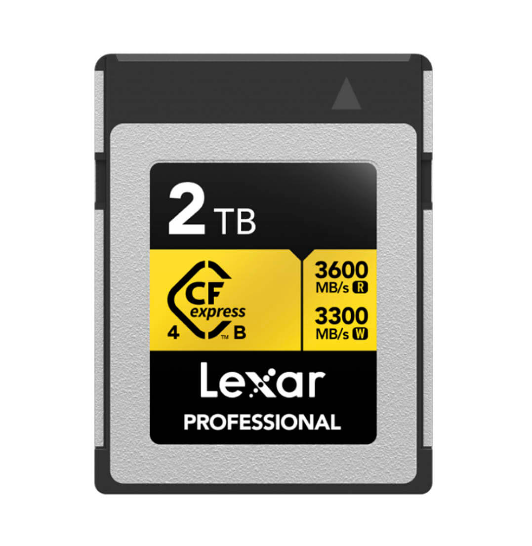 Lexar CFexpress PRO Type B 2TB Gold R3600/W3300MB/s Lexar CFexpress PRO Type B 2TB Gold R3600/W3300MB/s