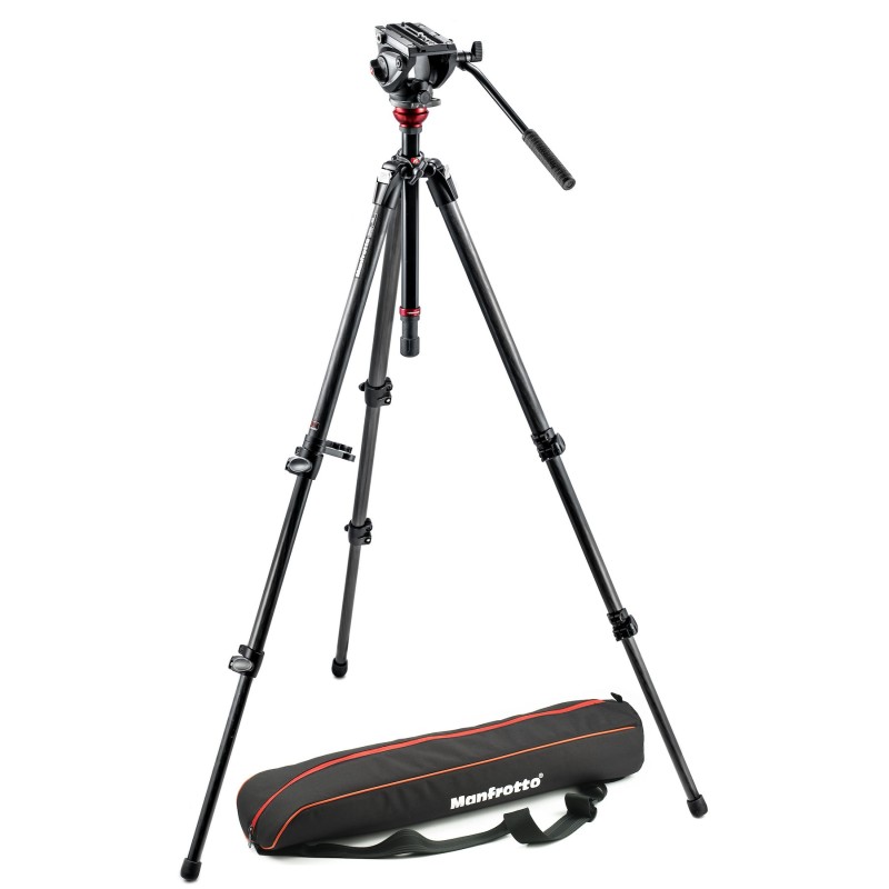 Trípode Manfrotto MDEVE 755CX3 + rótula - Kit vídeo con trípode fibra de carbono Trípode Manfrotto MDEVE 755CX3 + rótula - Kit vídeo con trípode fibra de carbono