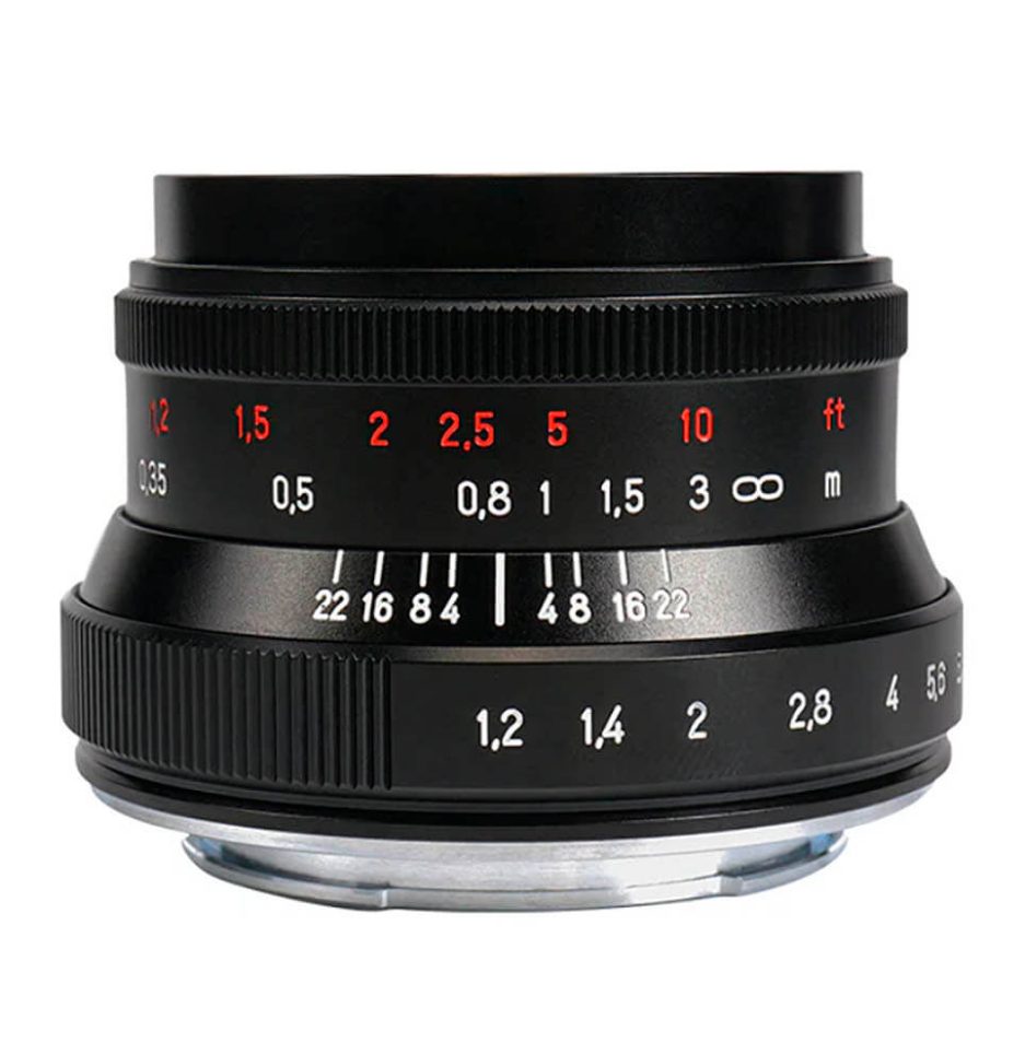 Objetivo 7Artisans 35mm f/1.2 Mark II Fuji X APS-C con enfoque Manual Objetivo 7Artisans 35mm f/1.2 Mark II Fuji X APS-C con enfoque Manual