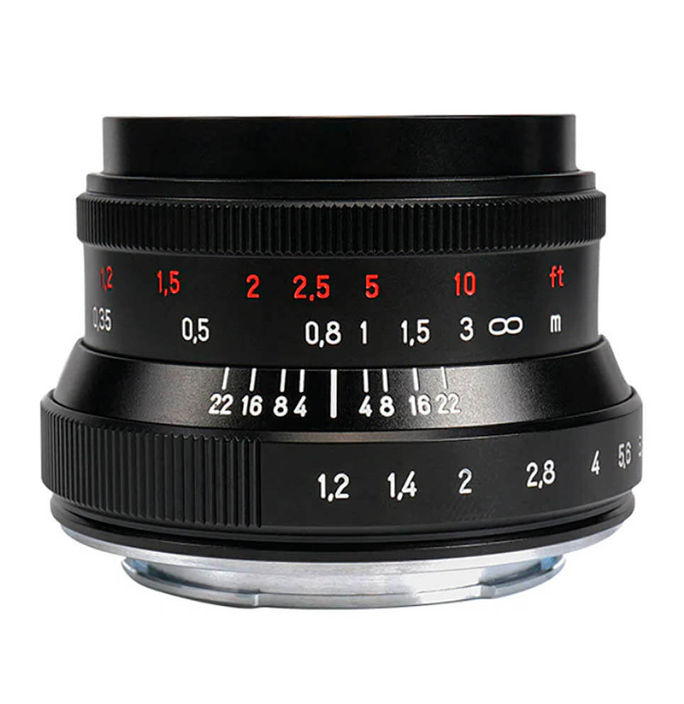 Objetivo 7Artisans 35mm f/1.2 Mark II Nikon Z APS-C con enfoque Manual