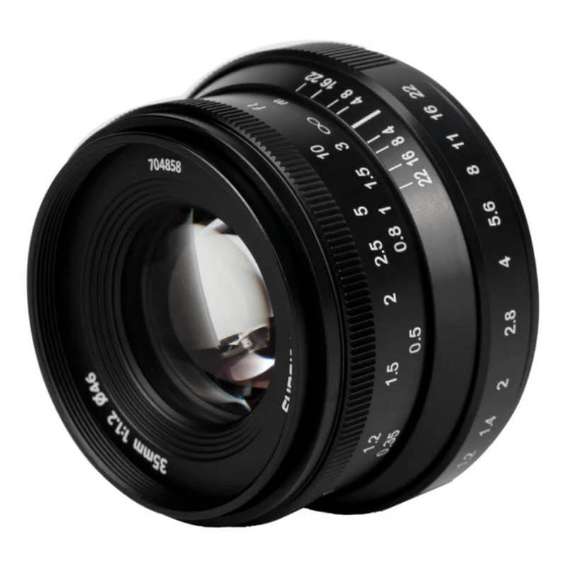 Objetivo 7Artisans 35mm f/1.2 Mark II Fuji X APS-C con enfoque Manual Objetivo 7Artisans 35mm f/1.2 Mark II Fuji X APS-C con enfoque Manual