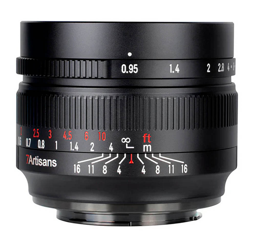 7artisans 50mm f/0.95 APS-C para Sony E | Objetivo Ultra Luminoso