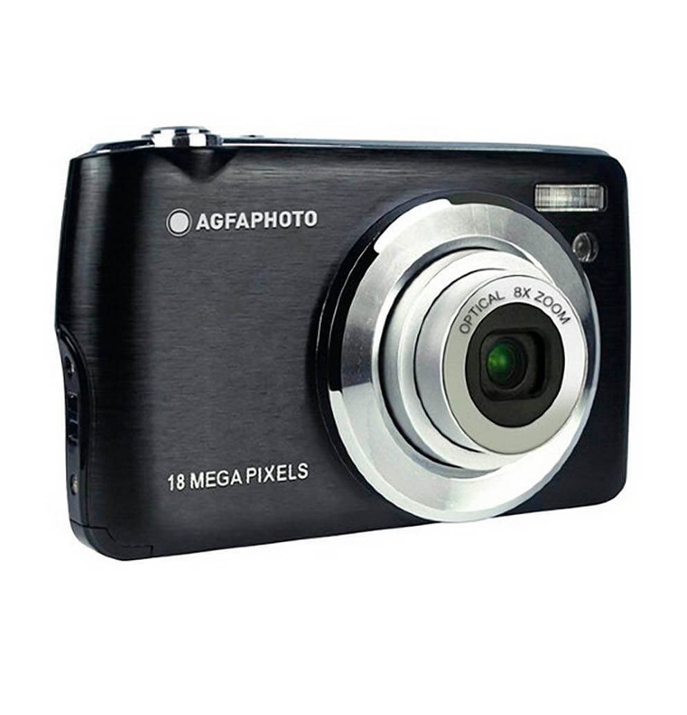 Cámara AgfaPhoto DC8200 – Compacta digital de 18 MP con zoom óptico 8x y vídeo Full HD