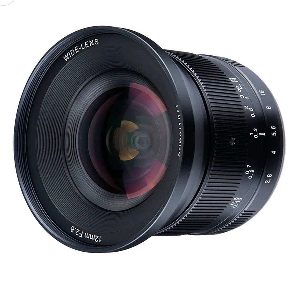 Objetivo 7Artisans 12mm F/2.8 Canon EOS-R APS-C con enfoque Manual