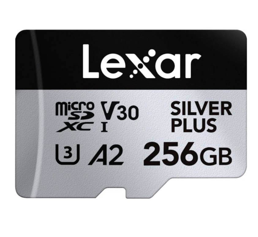 Lexar Professional Silver Plus microSDXC 256GB UHS-I V30 A2