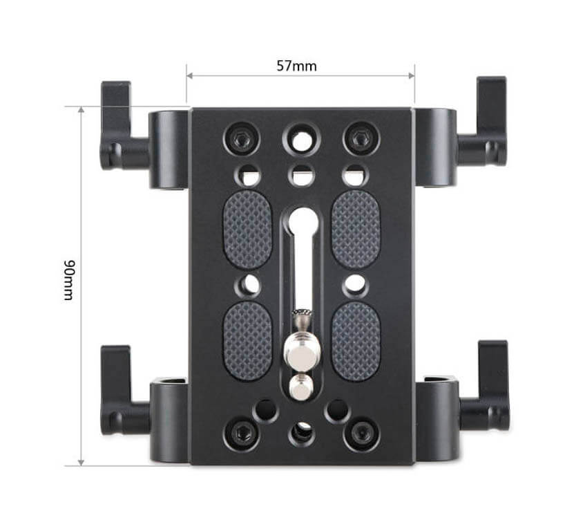 SmallRig 1798 – Base con Doble Abrazadera de Varilla de 15 mm para Rigging de Cámara SmallRig 1798 – Base con Doble Abrazadera de Varilla de 15 mm para Rigging de Cámara