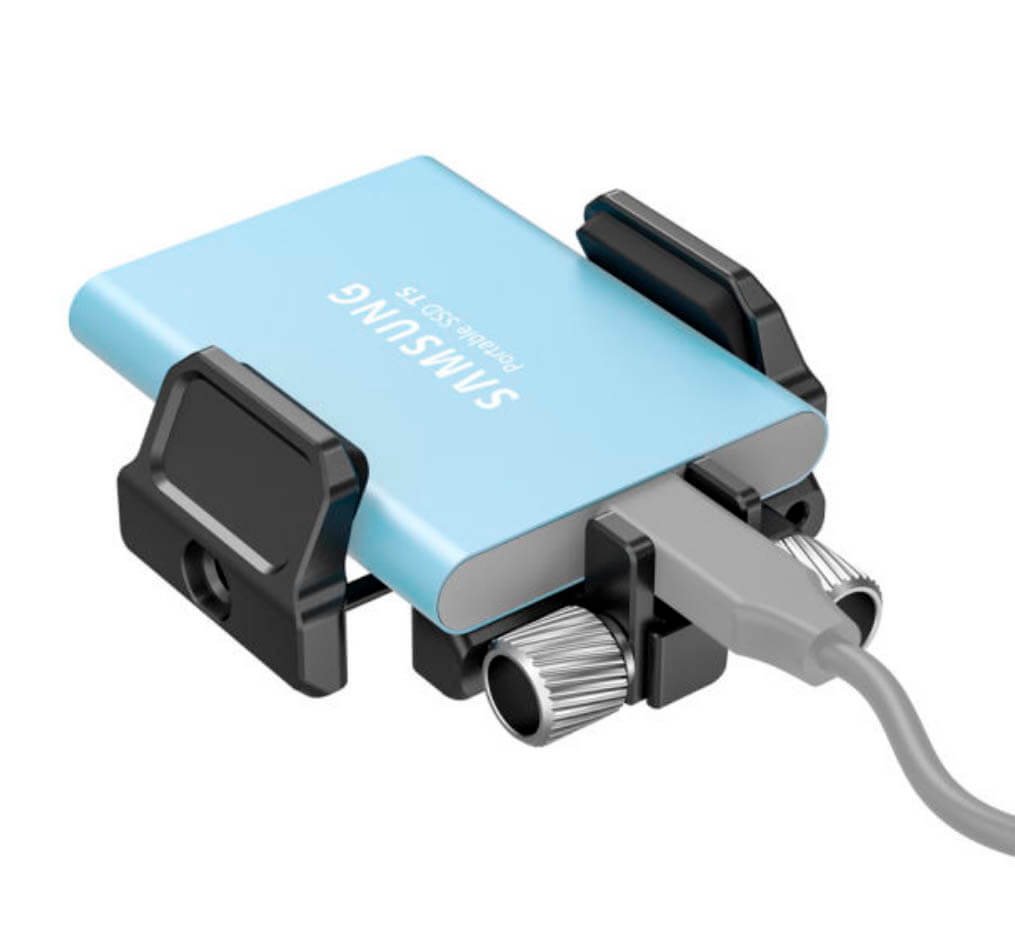 Soporte Universal para SSD Externo SmallRig 2343 | Compatible con T5, SanDisk, G-Drive Soporte Universal para SSD Externo SmallRig 2343 | Compatible con T5, SanDisk, G-Drive
