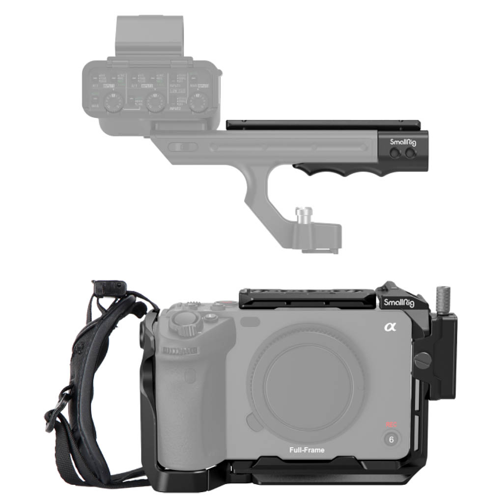 SmallRig 4184 – Jaula Modular para Sony FX30 / FX3 con Rieles NATO y Placa Arca-Swiss