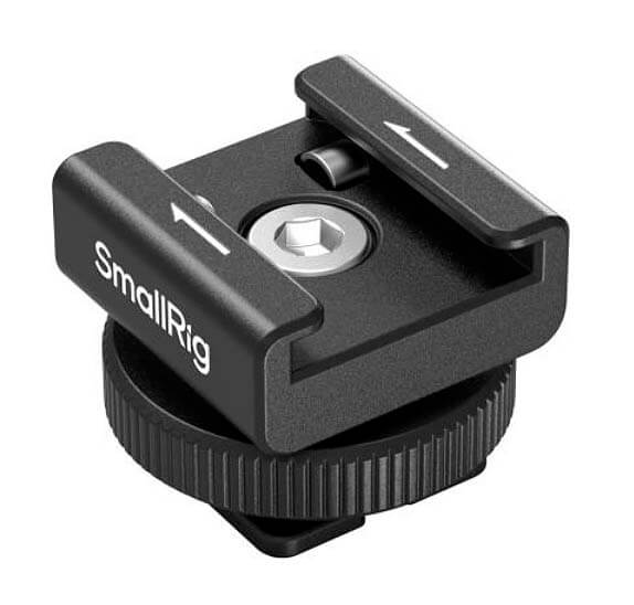 SmallRig 4822 – Soporte de micrófono inalámbrico con zapata fría