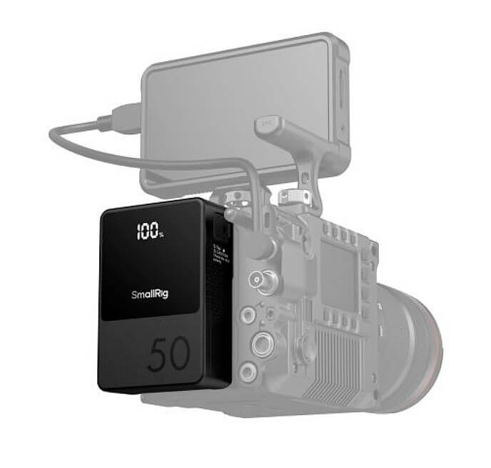 SmallRig 3579 VB50 - Batería V-Mount Mini 50Wh Profesional | Carga Rápida USB-C SmallRig 3579 VB50 - Batería V-Mount Mini 50Wh Profesional | Carga Rápida USB-C