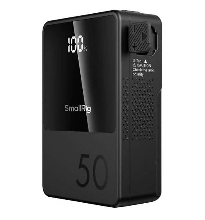 SmallRig 3579 VB50 - Batería V-Mount Mini 50Wh Profesional | Carga Rápida USB-C SmallRig 3579 VB50 - Batería V-Mount Mini 50Wh Profesional | Carga Rápida USB-C