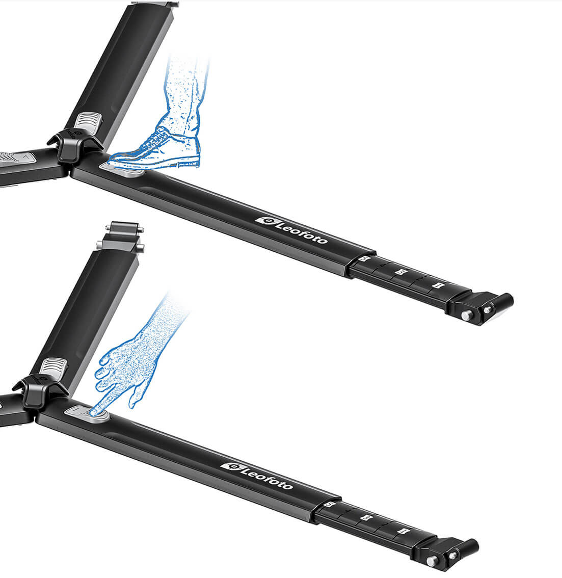 Leofoto SPD-02 soporte de suelo triangular para trípodes de vídeo Leofoto SPD-02 soporte de suelo triangular para trípodes de vídeo