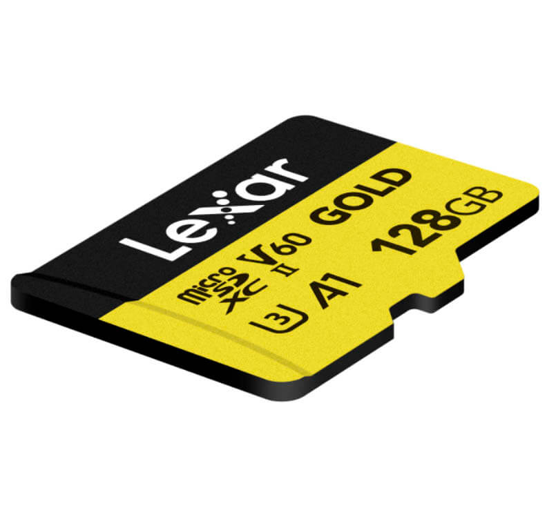 Compra la tarjeta de memoria Lexar MicroSDXC Gold UHS-II 128GB V60 en Foto321.com