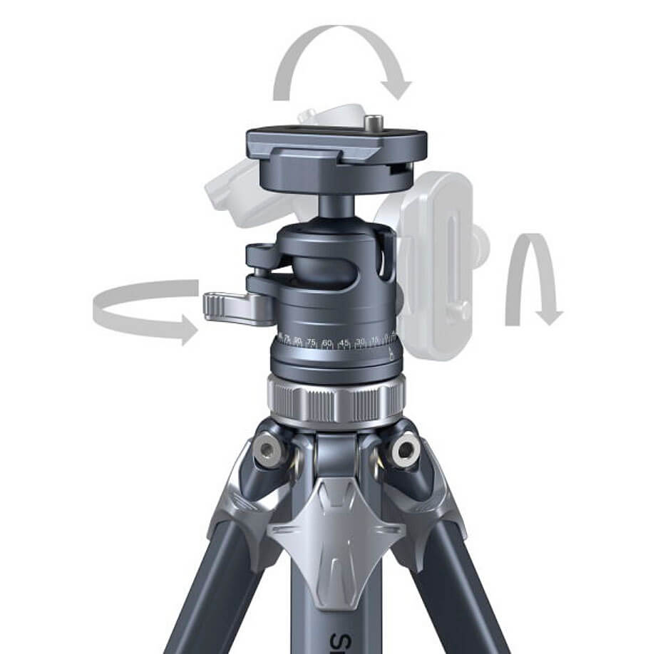 SmallRig 4222B AP-02 Lightweight Travel Tripod: trípode de viaje ligero con rótula SmallRig 4222B AP-02 Lightweight Travel Tripod: trípode de viaje ligero con rótula