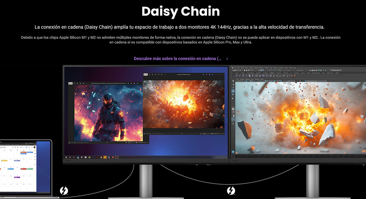 Monitor BenQ PD3226G 32 pulgadas 4K UHD con precisión de color profesional y HDR10