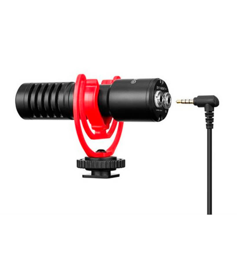 Micrófono Boya BY-MM1 PRO para vídeo direccional frontal y trasero Micrófono Boya BY-MM1 PRO para vídeo direccional frontal y trasero