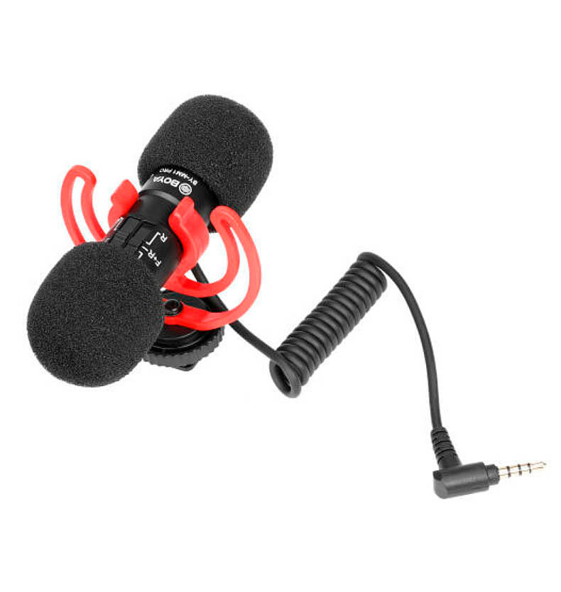 Micrófono Boya BY-MM1 PRO para vídeo direccional frontal y trasero