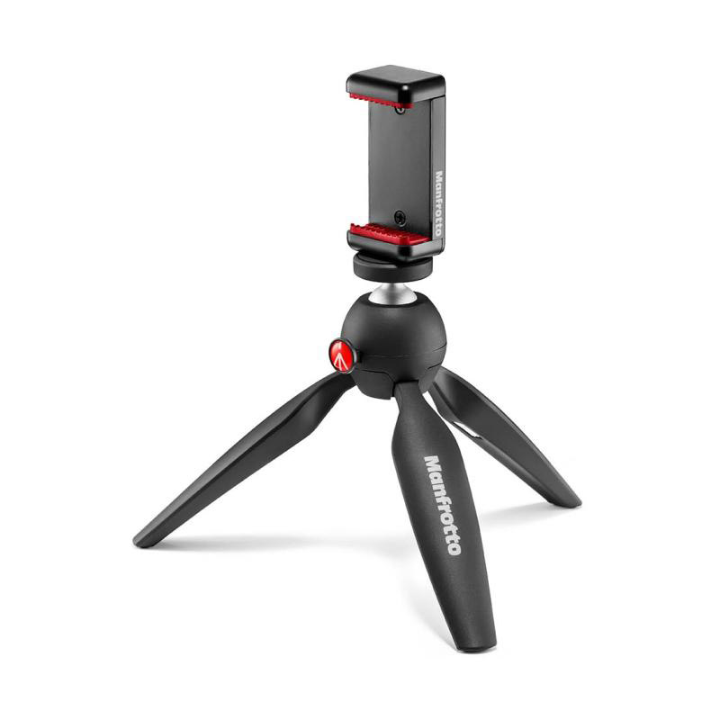 Manfrotto Pixi Smart para Smartphone – Soporte compacto y empuñadura ergonómica para fotos y vídeos