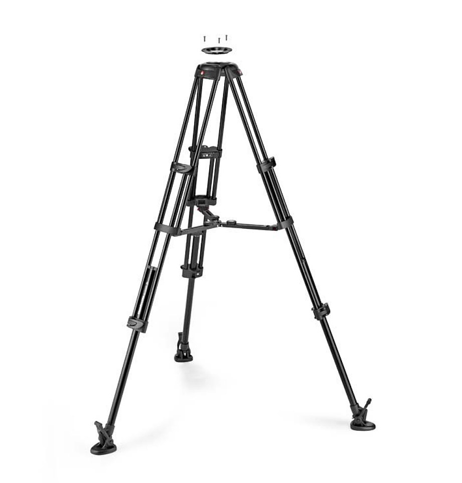 Manfrotto Trípode de Vídeo TWIN Aluminio – Profesional, Estabilizador Ajustable y Alta Capacidad Manfrotto Trípode de Vídeo TWIN Aluminio – Profesional, Estabilizador Ajustable y Alta Capacidad