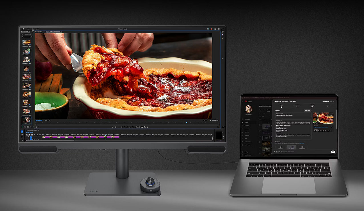 Monitor BenQ PV3200U 32 pulgadas 4K UHD para edición de video y fotografía