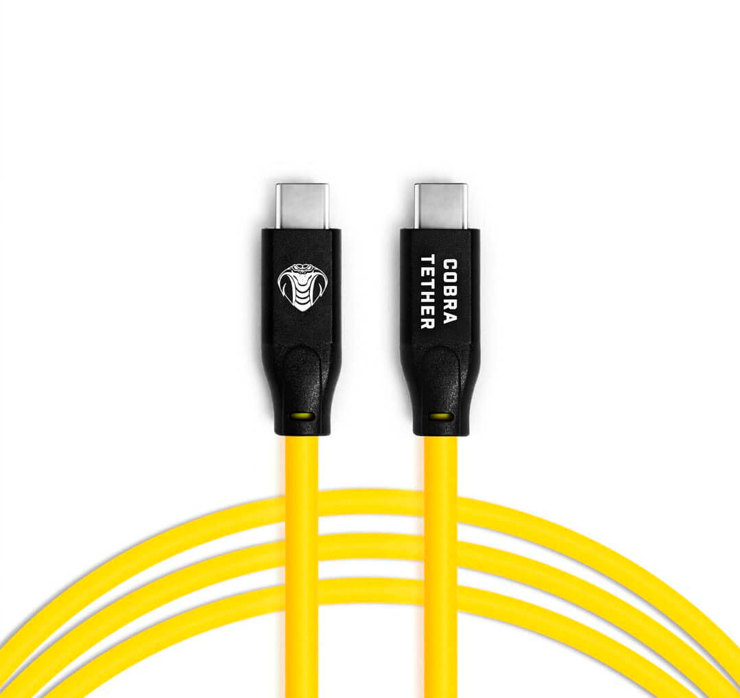 Cable USB-C a USB-C Cobra Union 5m Amarillo 20G