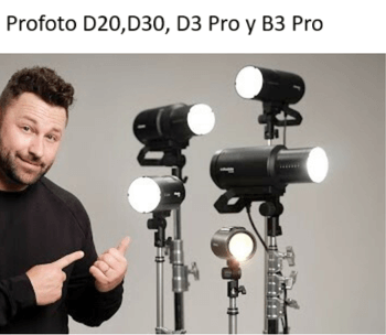 Compatibilidad de flashes Profoto con modificadores de luz