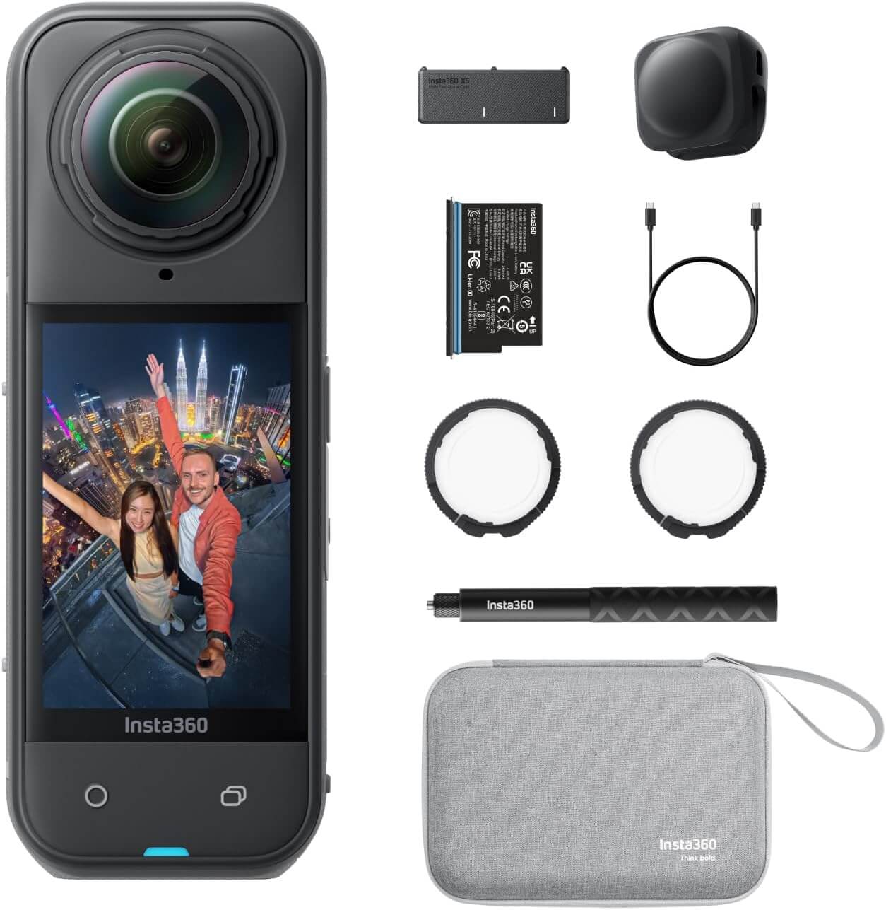 Insta360 X5 Essentials Bundle | Cámara 360 8K con accesorios esenciales Insta360 X5 Essentials Bundle | Cámara 360 8K con accesorios esenciales
