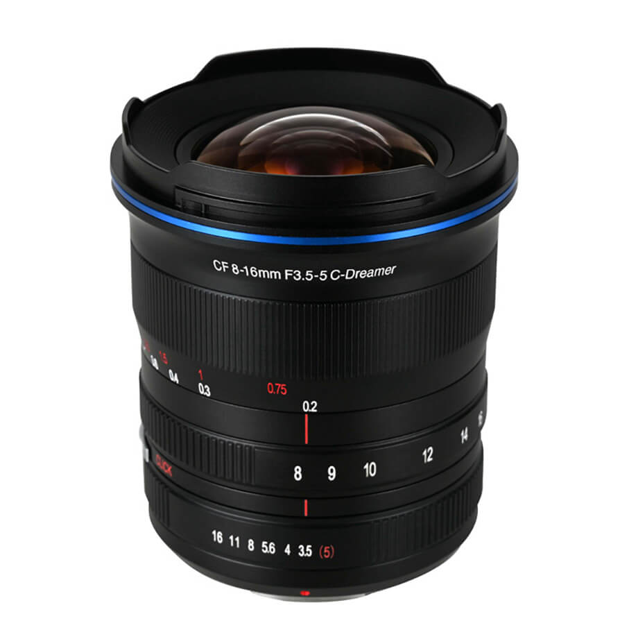Objetivo Laowa 8-16mm f/3.5-5 Zoom CF para montura Fujifilm X, gran angular para APS-C