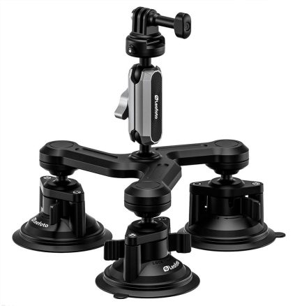 Leofoto LAC-05 - Soporte de Ventosa Triple