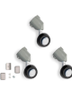Manfrotto Juego de 3 Ruedas Pequeñas Hembra 22mm