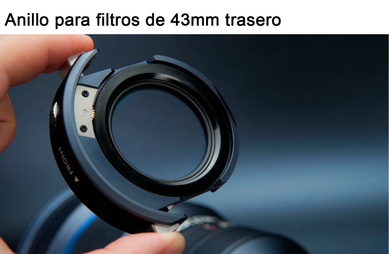 Portafiltros trasero de 43mm del Laowa 200mm f2 AF FF Portafiltros trasero de 43mm del Laowa 200mm f2 AF FF