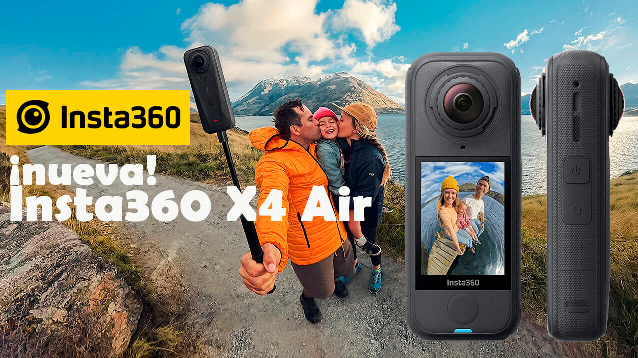Cámara Insta360 X4 Air cámara 360 8K ultraligera