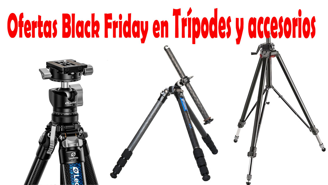 ofertas en trípodes para fotografía y vídeo durante el Black Friday