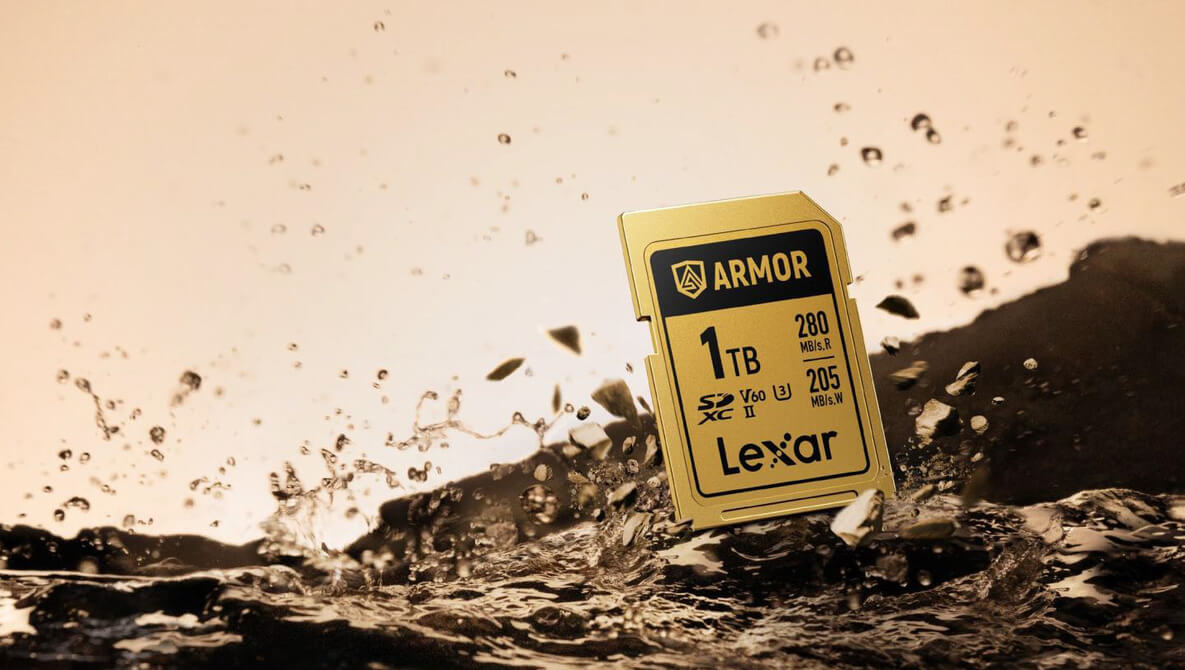 Lexar ARMOR Gold SDXC UHS-II: tarjetas de memoria profesionales Tarjetas SD Lexar ARMOR Gold profesionales para fotografía y vídeo