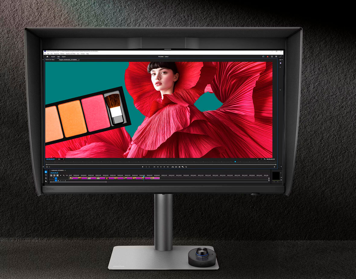 Cobertura de color BenQ PD2770U para fotografía y vídeo