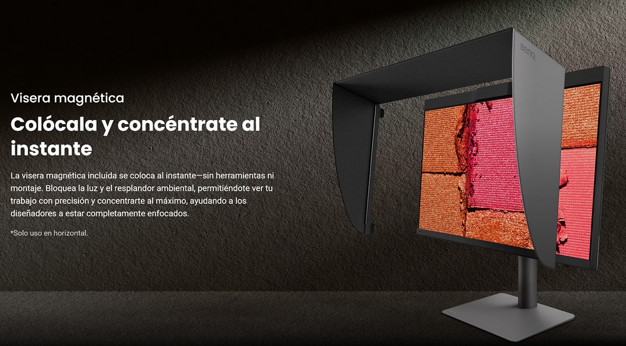 Visera magnética del monitor BenQ PD2770U